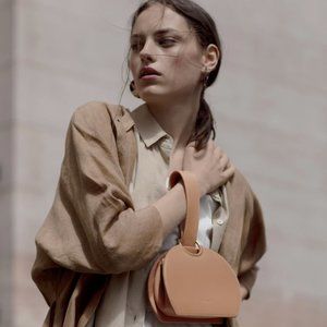 Polene Paris Numero Six Bag - Camel